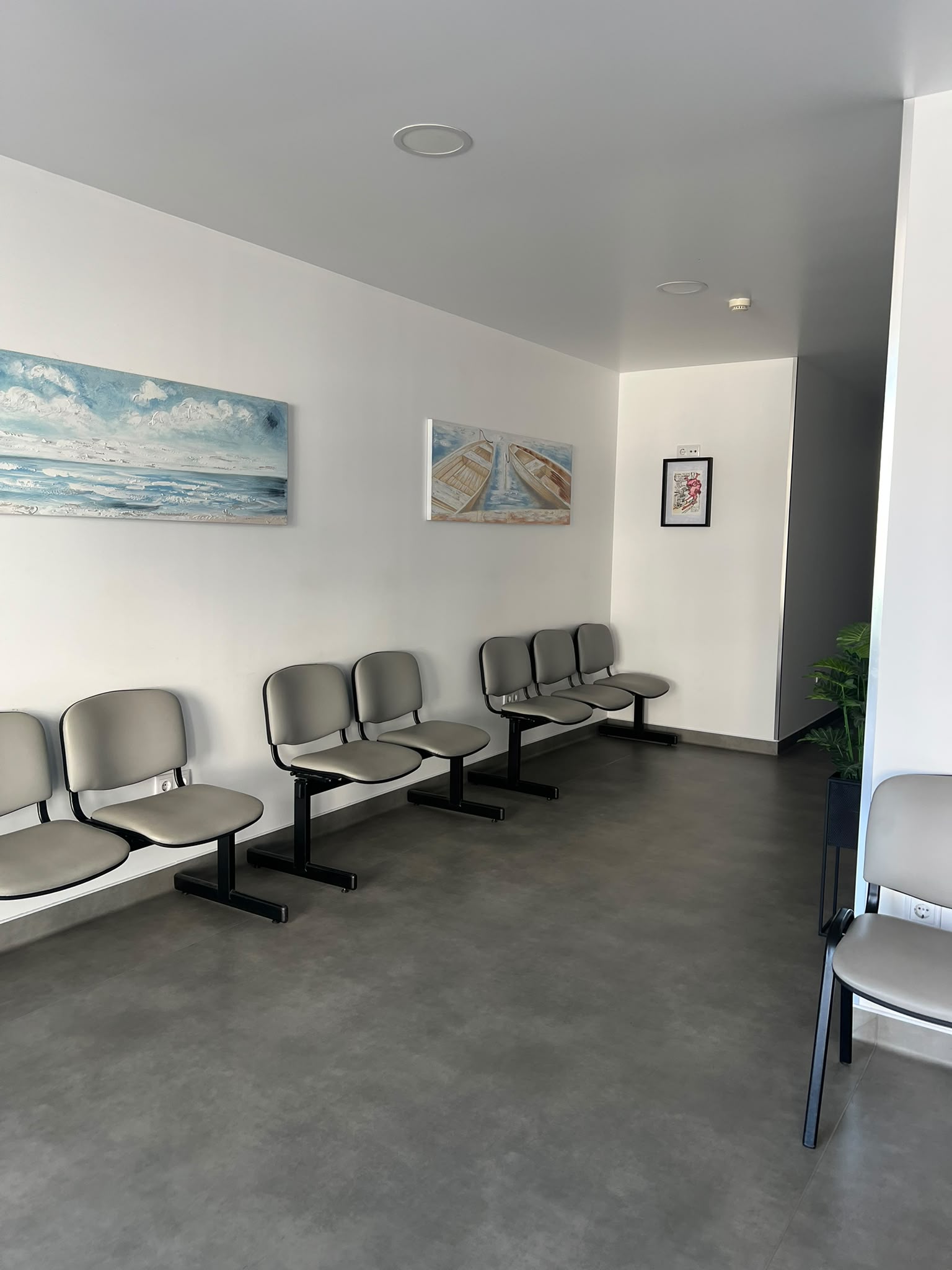 Sala de espera da ClinicOurém